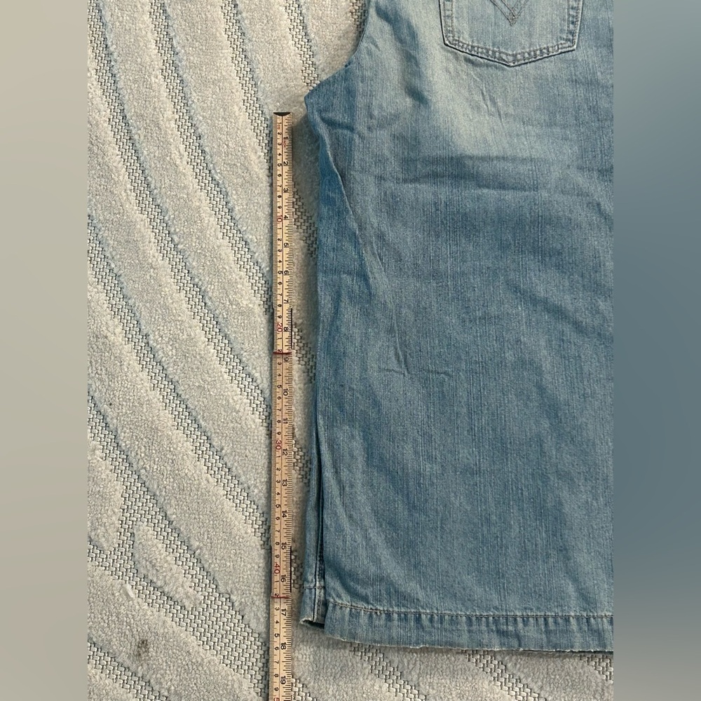 Levi’s Misses Vintage Y2K Deadstock Wide Leg Cropped Denim Culottes - Size 10 - Picture 14 of 14